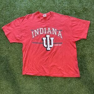 VTG 80’s Indiana Hoosiers Single Stitch Graphic Tee Shirt Mens XXL Made in USA